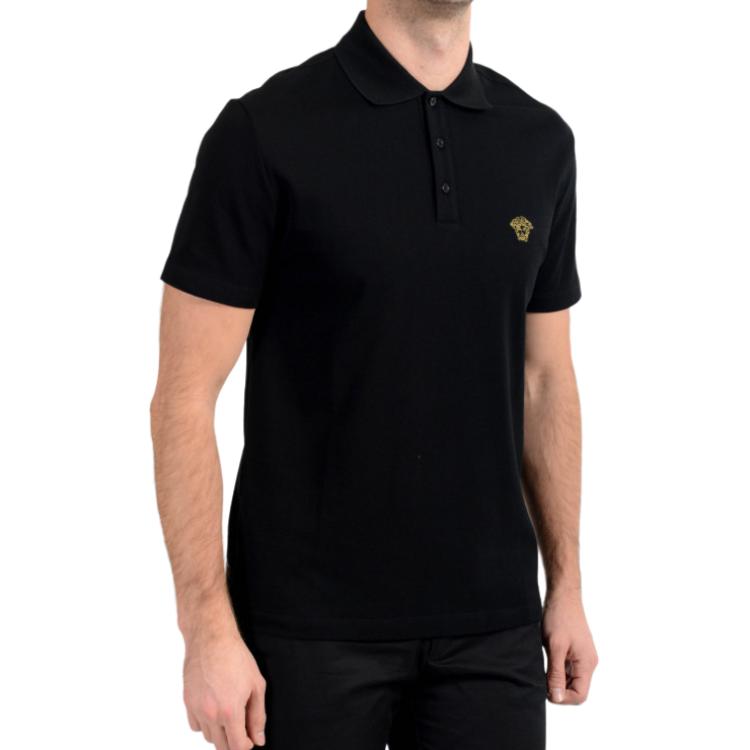 Versace Bawełniana koszulka polo A89507S-1A14046-2B130