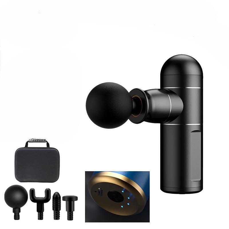 Mini Fascial Gun Damski inteligentny elektryczny cichy aluminiowy stop profesjonalny relaksujący masażer dolnej części pleców