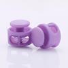 Colorful Elastic Double-Hole Spring Stopper for Shoelaces & Nylon Bags