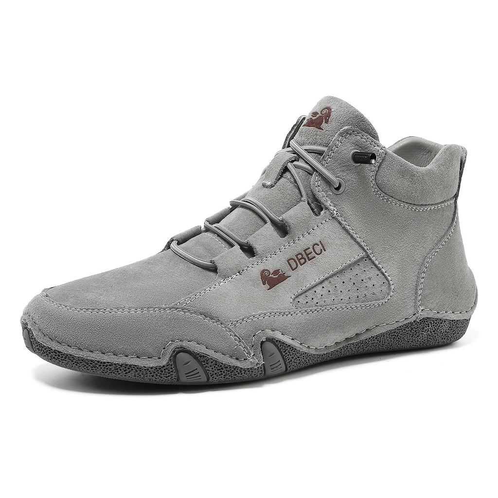 Popular Independent Station High Top Fleece Warm Men's Shoes Men's Casual Shoes Cotton Shoes Top Martin Boots Men's