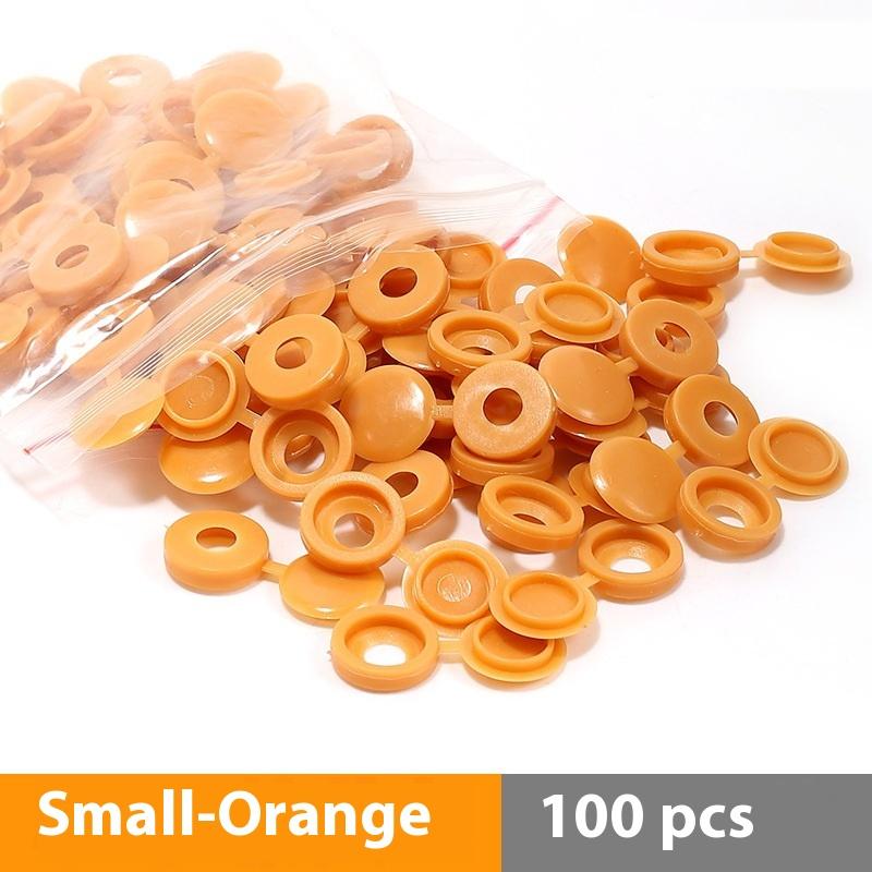 100Pcs Cross Screw Nail Cap Screw Decorative Cover Folding Buckle For Car Furniture Decorative Nuts Cover Bolts Hardware