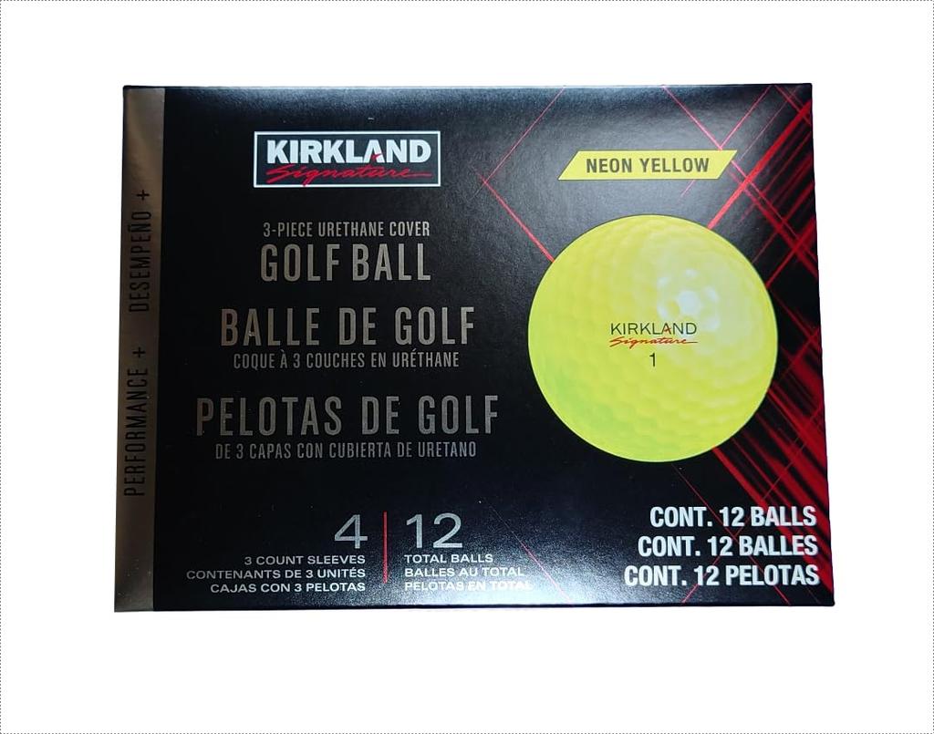 KIRKLAND Golf Balls Neon Yellow Performance Plus (1 Dozen)