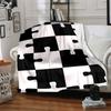 1pc Puzzle Pieces Blanket Warm, Cozy, And Soft, Suitable for Sofas, Beds, Cars, And Office Use.Perfect for Camping And Travel, Making It a Great Gift