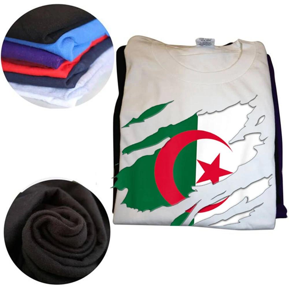 New Men Proud Algeria Algerian Flag T Shirt Oversize Printed Casual Tee shirt Casual Short Sleeve Vintage Couples T-Shirt