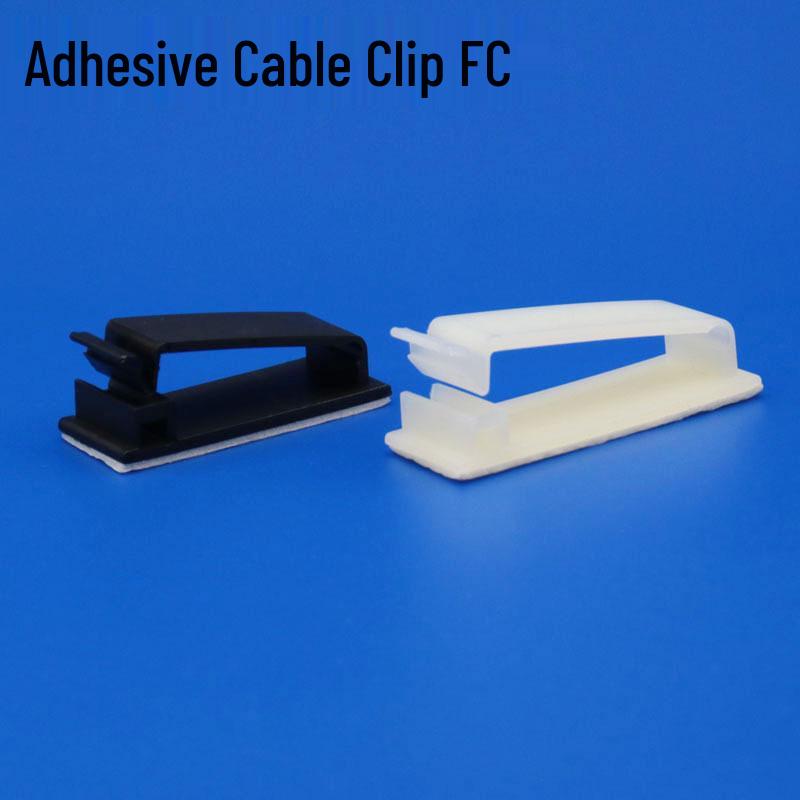 Adhesive Cable Management Clips: Wire Fixing & Organizer Base FC-30/40/50