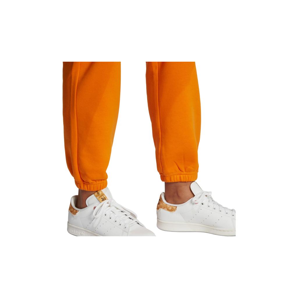 Adidas Originals Solid High-Waisted Jogger Pants Women Bottoms Light-Orange IK7689