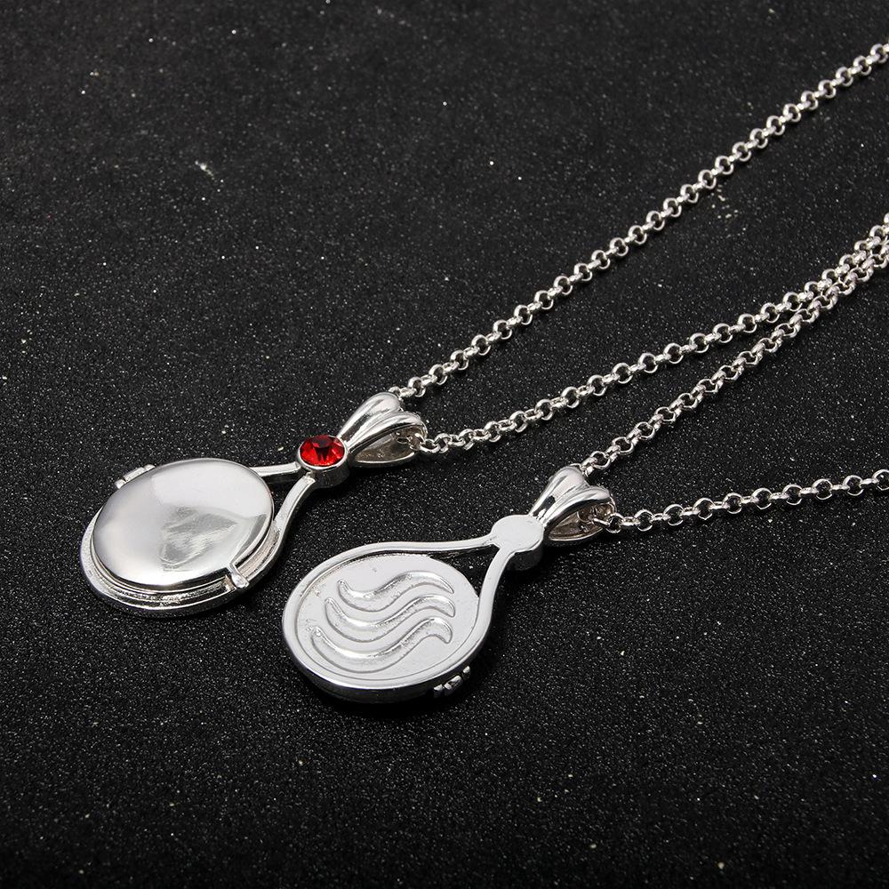 TrendMen Trendiga Snäckkoppar Hänge Halsband för Män Mode Silverfärg Metall Kristall Nyckelbenskedja Smycken Gåvor Sjöjungfru