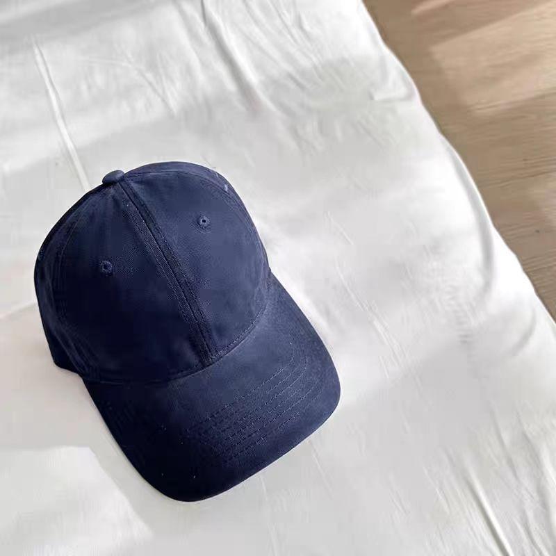 Fashion Hat Simple Versatile Solid Color Cap Men's and Women's Spring and Summer Korean Version Face Small Light Board Multi-color Optional Sun