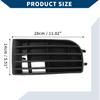 No.1K0853665 Fog Light Grill for Volkswagen Golf 2005-2009 Front Left Front Lower Bumper Fog Light Cover Inserts ABS 1 Pc Black