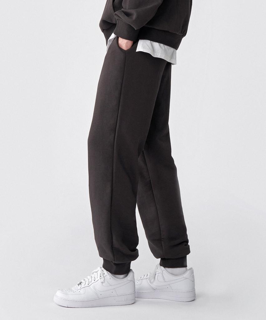 UNTAPPED STUDIO Basic Fit Soft Terry Sweat Jogger Training Pants Ivory