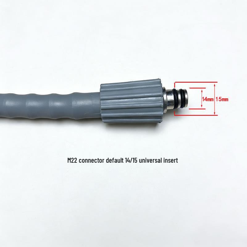 High-Pressure Wear-Resistant Car Wash Hose with Fiber-Reinforced Water Gun
