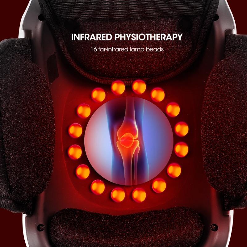 2026 New Electric Infrared Heating Knee Massager Hot Compress Vibration Leg Massage Device Knee Massage Relive Joint Stiffness Fatigue