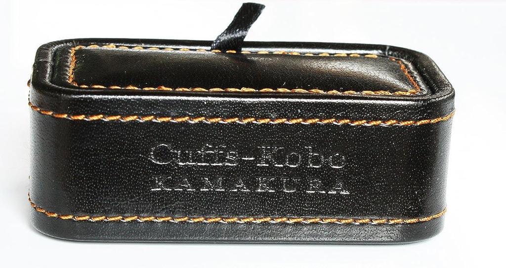 Kamakura Cufflinks Workshop Gold Plain Wraparound Cufflinks cf144