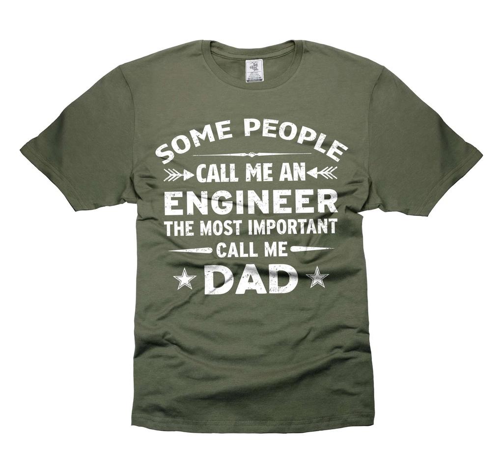 Engineer Dad Shirt Fathers Day Engineer Shirt Engineer Funny Gifts Shirt For Men