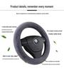 Zeekr L7 Winter Plush Heated Steering Wheel Cover - Cute, Cozy, and Suitable for Autumn and Winter