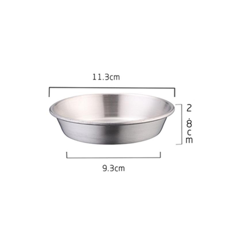 

1 шт. блюдце для приправ, нержавеющая сталь, тарелка для специй, западный ресторан, салат, маленькая миска, столовая посуда, поднос для сервировки приправ