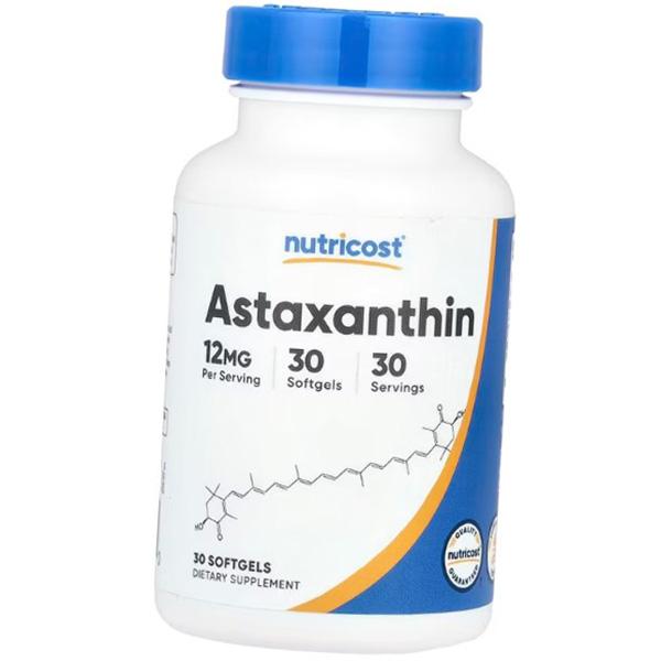 Astaxanthin, Astaxanthin 12, Nutricost (70647017)