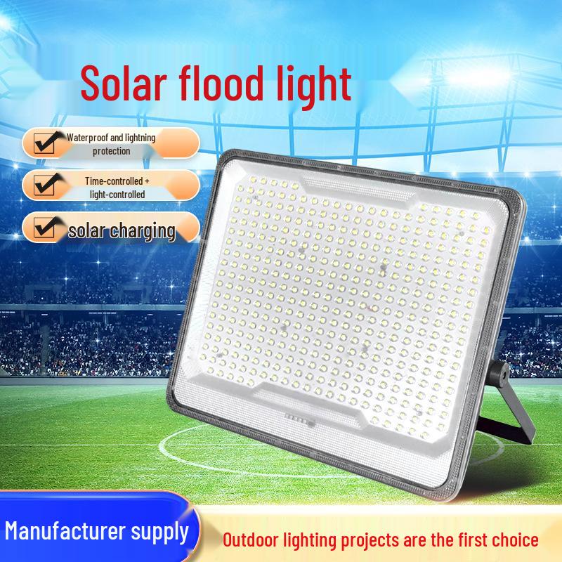 High-Power Waterproof LED Outdoor Solar Floodlight for Courtyards and Rural Areas