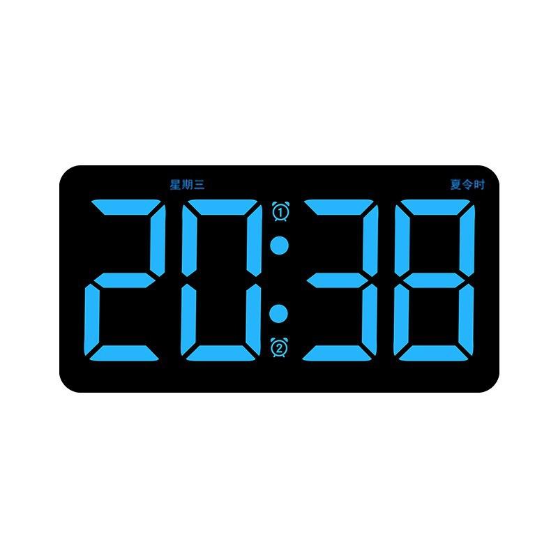 Hot-selling Alarm Clock LED Large Screen Digital Electronic Wall Clock Desktop Desk Clock Bedroom Living Room Wall Clock 1801