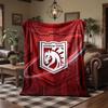 Ipswich Town Football Print Flannel Blanket Soft Warm Sofa Bed Throw Blanket For Home Office Bedroom
