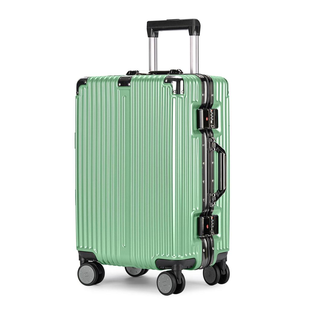 Premium 20-Inch Carry-On Suitcase with Universal Wheels and 24-Inch Aluminum Frame, Ideal for Female Students