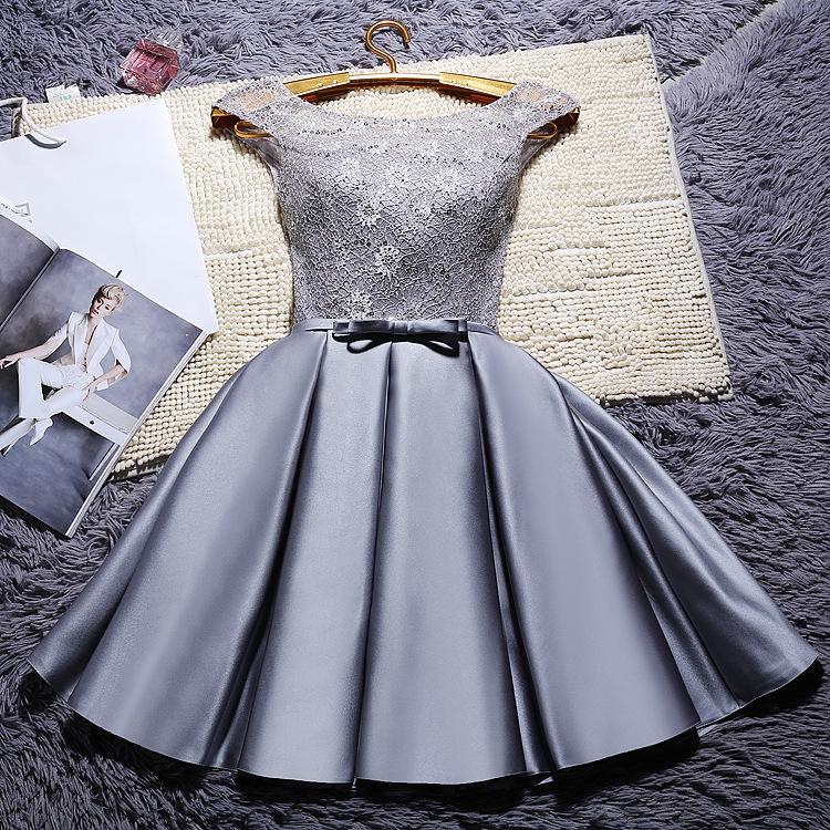Elegantes, ärmelloses Abend-Midikleid aus einfarbigem Spitzensatin für Damen, Hochzeit, Bankett