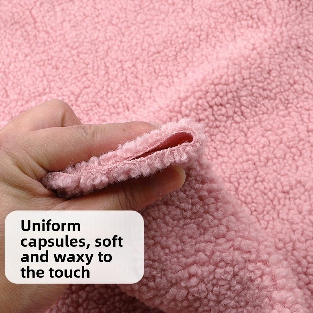 160x100cm Coral Fleece Fabric Thicken Sewing Lining Materials  For Coat Blankets Scarf