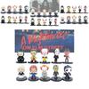 Set Of 10 Horror Movie Character Pvc Figures Chucky, Joker, The Crow And More!