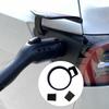 EV Charging Adapter Locks for J1772 Model X Y 3 21-23 Automotive Accessories EV Charge Adapter Lock Quick Installation