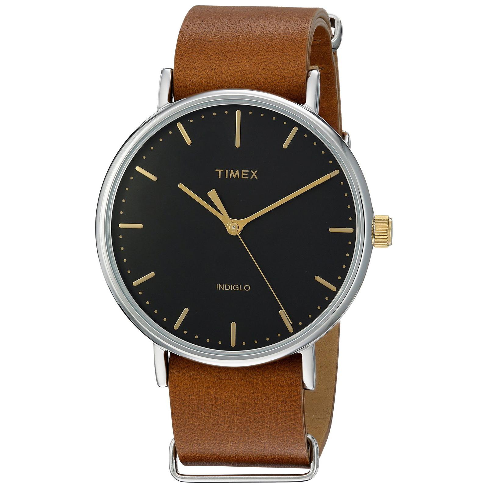 Used TIMEX (U)WEEKENDER Weekender Fairfield TW2P97900 Black 41mm Quartz Timex Fashion Goods Watch Black [Free Shipping]