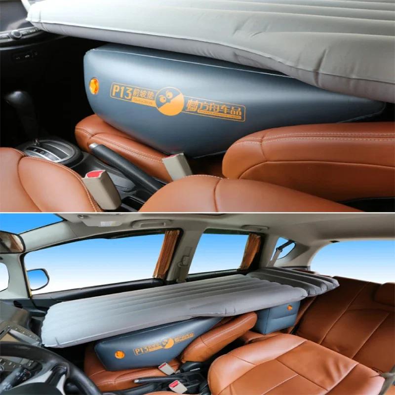 Cuscino Inclinato Anteriore per Auto Sgabello Gonfiabile Letto da Viaggio Riempimento Spazio Sedile Materasso ad Aria Viaggio in Auto Autonoma Accessori Universali