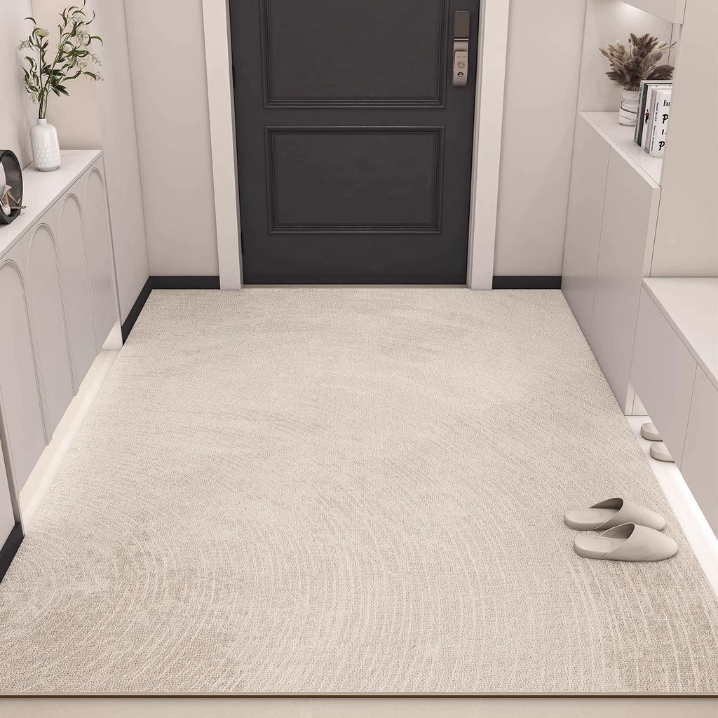 Door Floor Mat, High-End Door Floor Mat, Dirt-Resistant Pvc Leather, Leave-In Washable, Erasable, Cutting, Non-Slip Door Carpet
