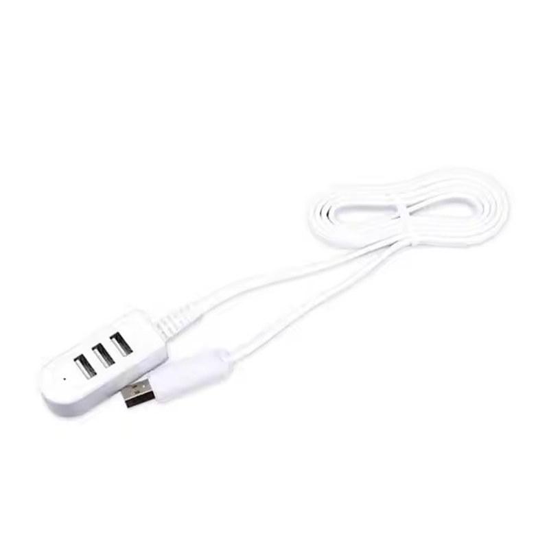 

3-портовый мульти-USB-концентратор 5 В разветвитель зарядное устройство удлинительный кабель внешний удлинительный кабель USB3.0 разветвитель концентратор 1.2M белый