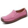 Mocassini in Vera Pelle Scarpe Basse Donna Primavera Estate Comode Sneaker Morbide Scarpe Casual di Alta Qualità Ballerine Slip On 42