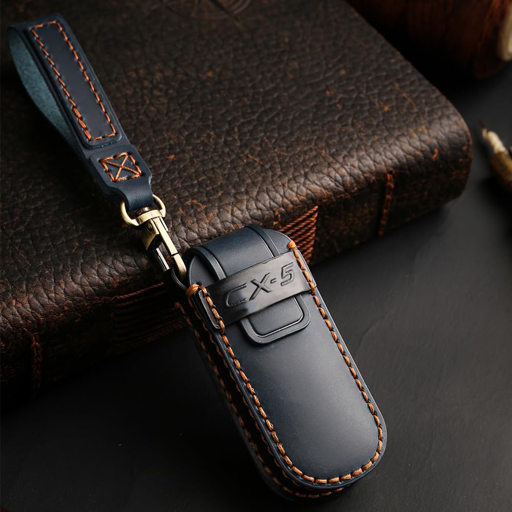 New Key Case Mazda Series Exclusive Leather Key Key Key Smart Key Case with Custom Key Case [LEXLEY Released] CX-5 KE/KF Case, Cover, Holder, CX-5
