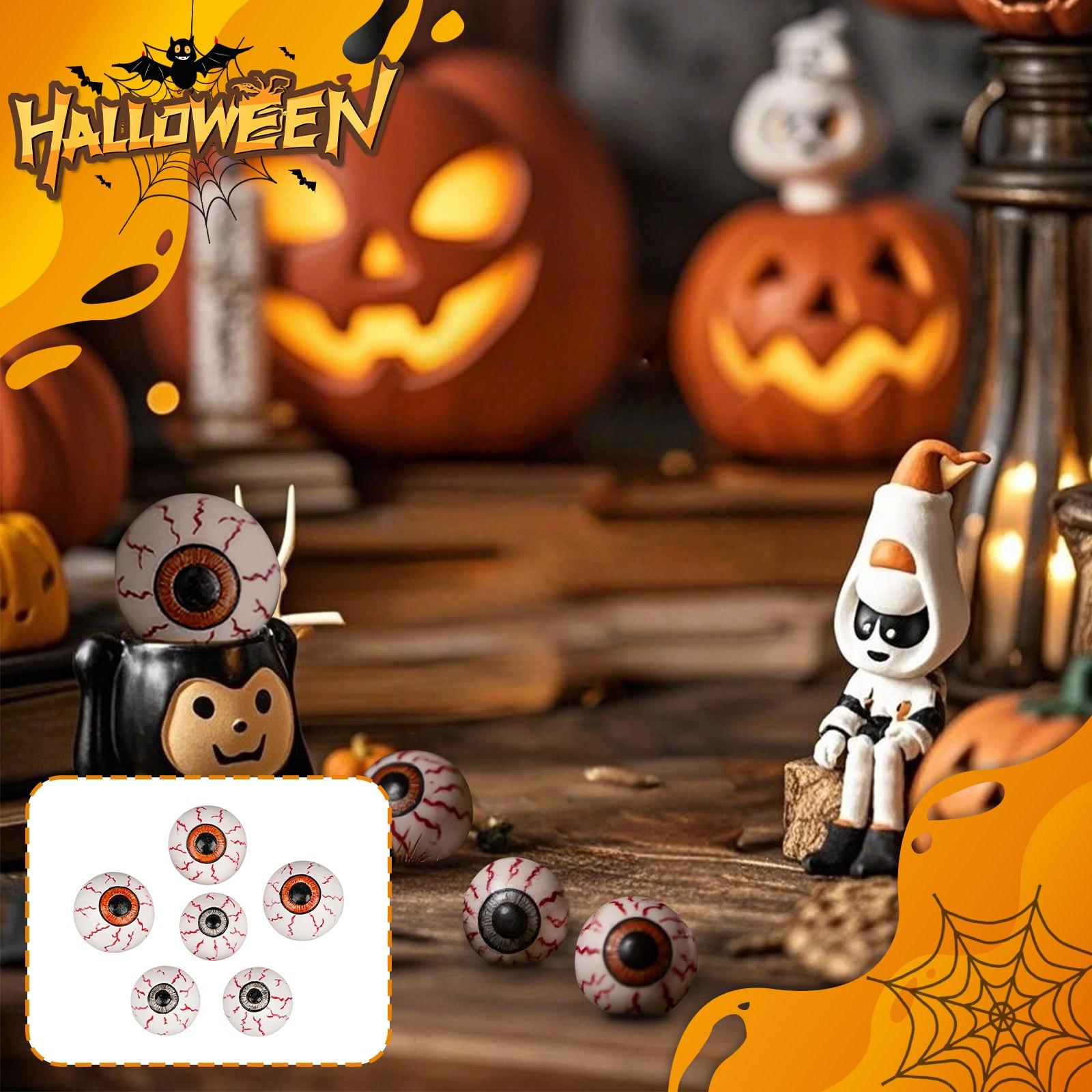 

Хэллоуин Глаз Цветочный горшок Украшение Смола Орнамент Аксессуары Растения Креативная Керамика Украшение One Size