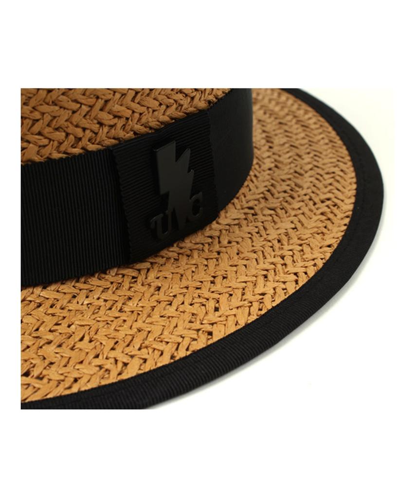 Taping Beige Panama Hat