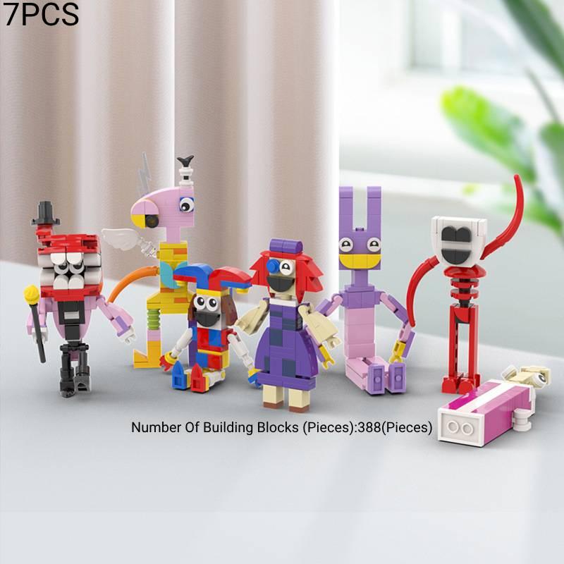 Fantastisches digitales Zirkus-Baustein-DIY-Plastikspielzeug