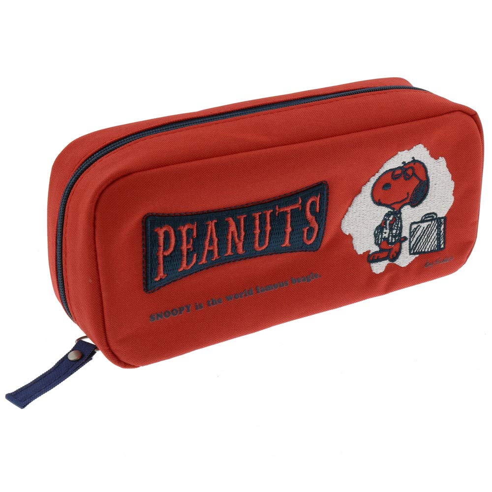 Sunstar Stationery Snoopy Haftowany Piórnik Wybór Kolorów Czerwony S1421956