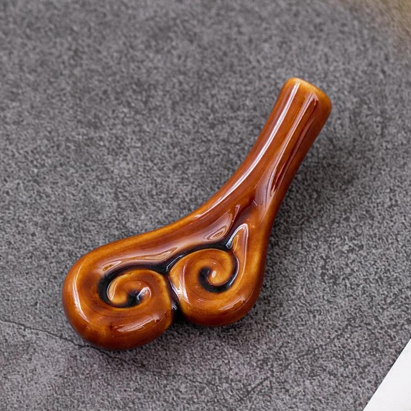 Ceramic Chopstick Holder Japanese Chopsticks Rest Vegetable Fruits Shape Fork Shelf Stand Kitchen Tableware Dining Table Decor