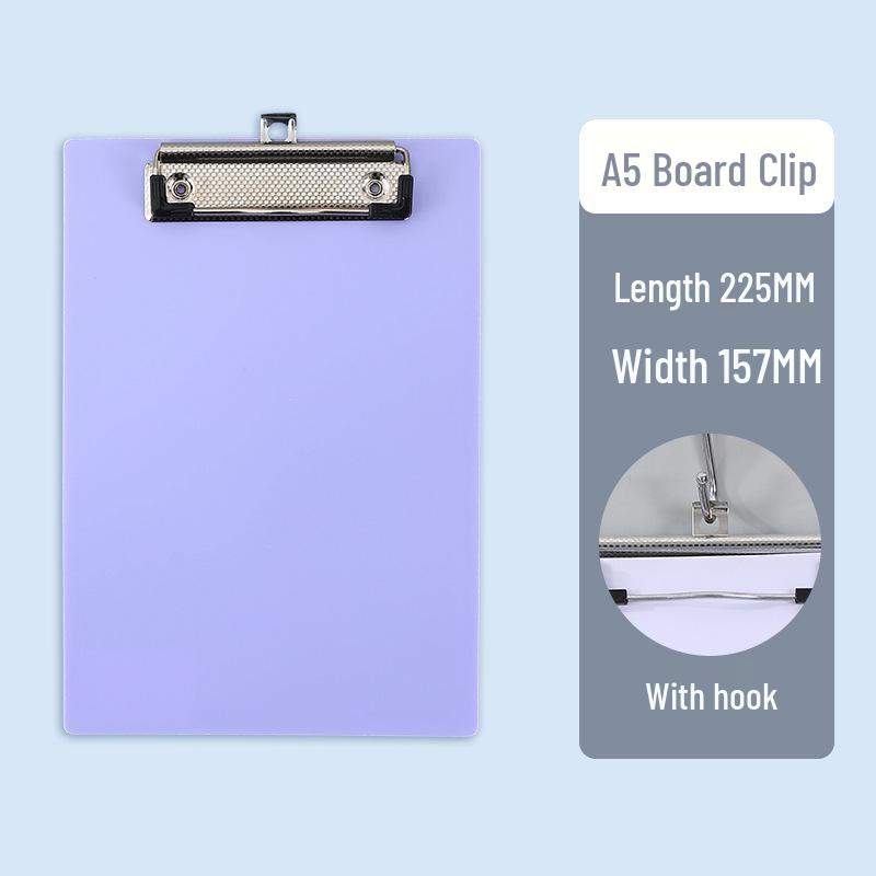 Morandi A4 Clipboard Folder: Office Writing Pad & Test Paper Holder