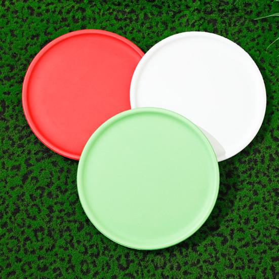Pet Toy Interactive Dog Flying Disc Toy Glow In The Dark EVA Material Bite Resistant Toss Catch Training