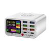 8-Port Charger Dock Fast Charging Phone Charger Portable USB Charger Station