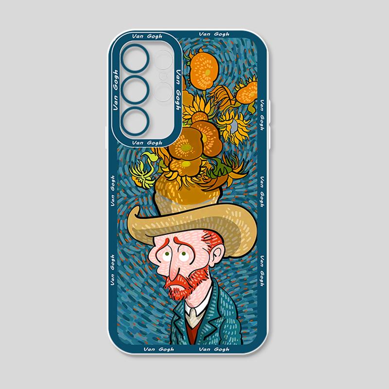 

Прозрачный чехол для телефона Van Gogh High Art Cool для Samsung Galaxy S23 S22 S21 S20 Pro FE Ultra A52 A53 A71 5G Angel Eyes Samsung S21 Plus 5G
