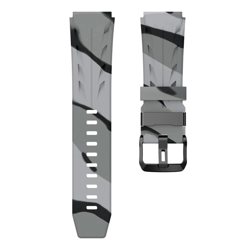 22mm Silicone Sport Band Compatible with Suunto Race 2 Waterproof Flexible Replacement Strap for Suunto Run/Ocean/ 9 Peak Pro