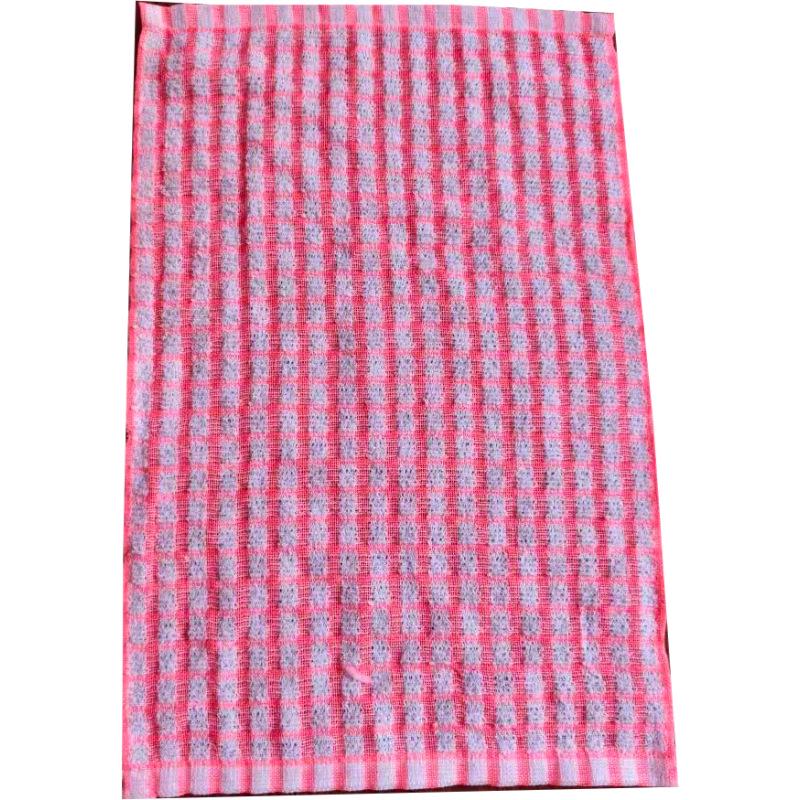 Color Grid Cotton Tea Towel: 28x40cm, 23g, Available In Six Colors, High Quality with Various Specifications.