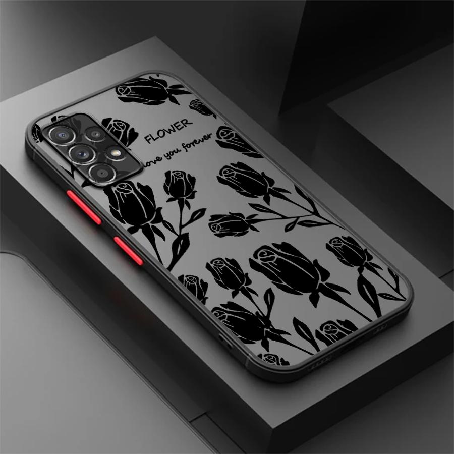 

Phone Cover Case for Samsung Galaxy A54 A17 A52 A35 A14 A23 A34 A36 A73 A33 A16 A15 A56 A55 A52S A72 A53 Lover You Flowers Rose Galaxy A14