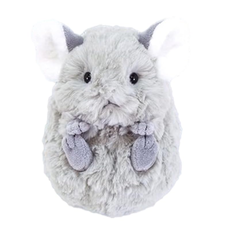 Sun Lemon Koromoffuru Chinchilla Gray 14 x 16 x 21 cm Plush Animal P-8292