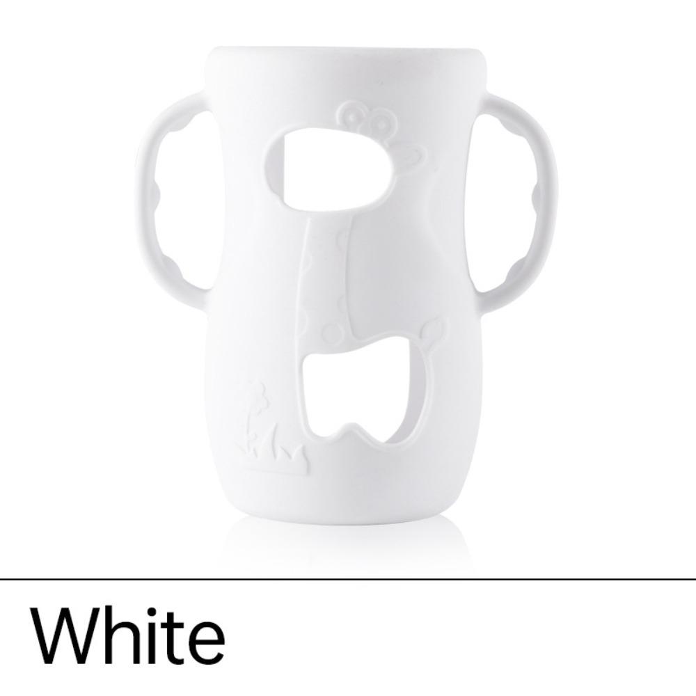 with Handles Baby Bottle Cover Anti Break Baby Bottle Holder Portable Silicone Sleeves  Nursing