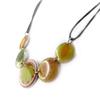 Les Trésors De Lily [D8211] - Green 'Bamboo' Designer Necklace